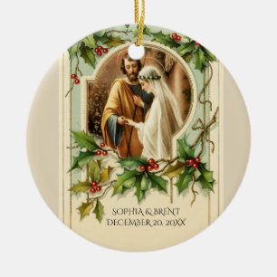 Jungfrau Mary Katholic Keramik Ornament