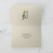 Jungfrau Mary Katholic Religious Gebet Karte (Innenseite)