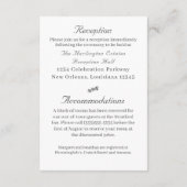 Jungfrau Mary Katholic Silver Wedding Card Begleitkarte (Rückseite)