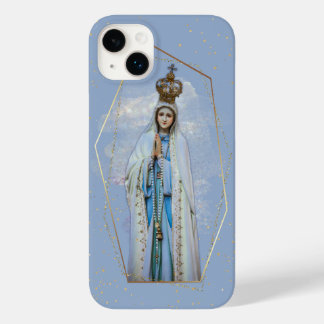 Jungfrau Mary Katholic Sky Blue & Gold Case-Mate iPhone 14 Plus Hülle