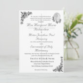 Jungfrau Mary Katholic Wedding Einladung (Stehend Vorderseite)