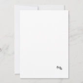 Jungfrau Mary Katholic Wedding Einladung (Rückseite)