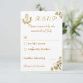 Jungfrau Mary Katholic Wedding Response Card RSVP Karte (Stehend Vorderseite)
