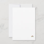 Jungfrau Mary Katholic Wedding Response Card RSVP Karte (Rückseite)