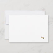 Jungfrau Mary Katholic Wedding Response Card RSVP Karte (Rückseite)