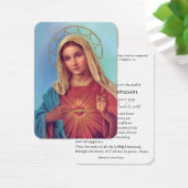 Jungfrau Mary katholische Beerdigung Gedenkkarte - (Schreibtisch)