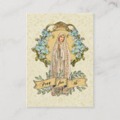 Jungfrau Mary Katholische Gastgeschenk Hochzeit He Visitenkarte (Vorderseite)