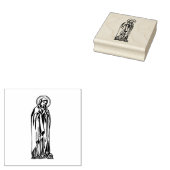 Jungfrau Mary katholische religiöse gesegnete Mutt Gummistempel (Stempel)