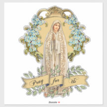 Jungfrau Mary Lady von Fatima Rosary Gebet