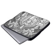 Jungfrau-Mary-Laptop-Hülse Laptopschutzhülle (Vorne Knopf)