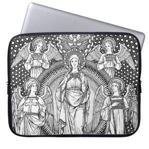 Jungfrau-Mary-Laptop-Hülse Laptopschutzhülle