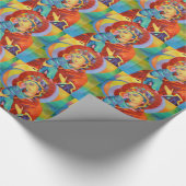 Jungfrau Mary Madonna and Child Geschenkpapier (Ecke)