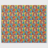 Jungfrau Mary Madonna and Child Geschenkpapier (Flach)