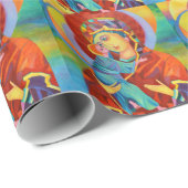 Jungfrau Mary Madonna and Child Geschenkpapier (Rolleneckpunkt)