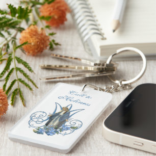 Jungfrau Mary Memorare katholisches religiöses Geb Schlüsselanhänger