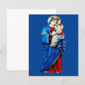 Jungfrau Mary mit dem Baby Jesus (Vorne/Hinten)