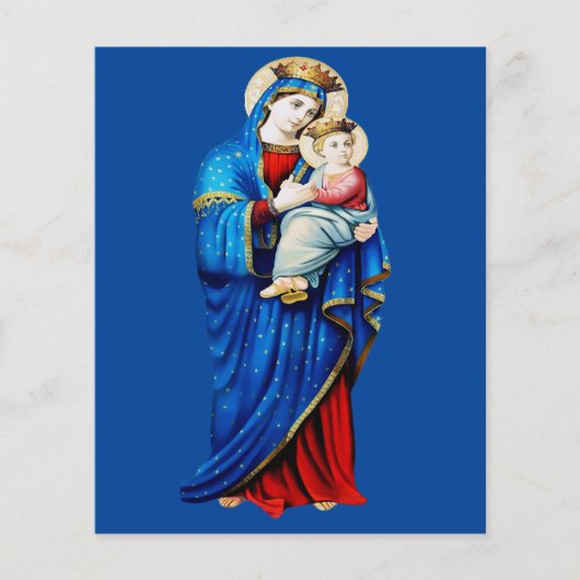 Jungfrau Mary mit dem Baby Jesus (Vorderseite)