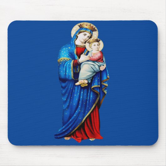 Jungfrau Mary mit dem Baby Jesus Mousepad (Vorne)