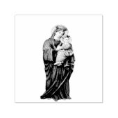 Jungfrau Mary mit dem Baby Jesus Permastempel (Design)