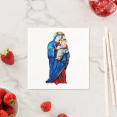 Jungfrau Mary mit dem Baby Jesus Serviette (Beispiel)