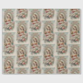 Jungfrau Mary mit dem Geschenkpapier "Jesus Child" (Flach)