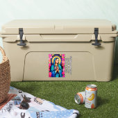 Jungfrau Mary mit Gebet-Mehrformat-Fenster Aufkleber (Kühler)