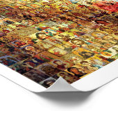 Jungfrau Mary mit Heiligen Poster (Ecke)