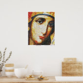 Jungfrau Mary mit Heiligen Poster (Küche)