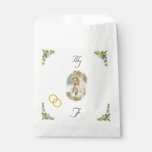 Jungfrau Mary Mit Monogramm Gastgeschenk Hochzeit  Geschenktütchen