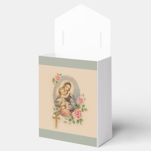 Jungfrau Mary Mother Baby Jesus Geschenkschachtel (Geöffnet)