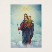 Jungfrau Mary Mother's Day-Erinnerungskarten (Vorderseite)