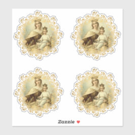 Jungfrau Mary Mount Carmel Jesus Religious Vinyl Aufkleber