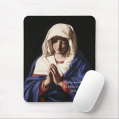 Jungfrau Mary Mousepad mit Gebet (Mit Mouse)