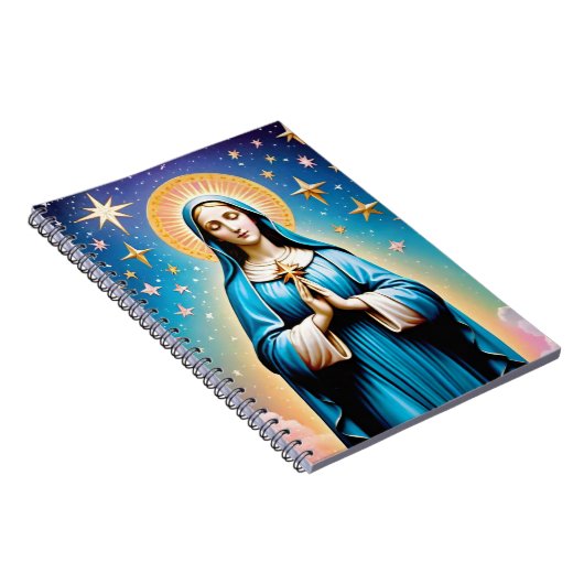 Jungfrau Mary Notebook Notizblock (Rechte Seite)