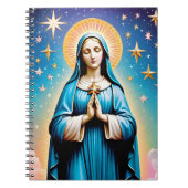 Jungfrau Mary Notebook Notizblock (Vorderseite)