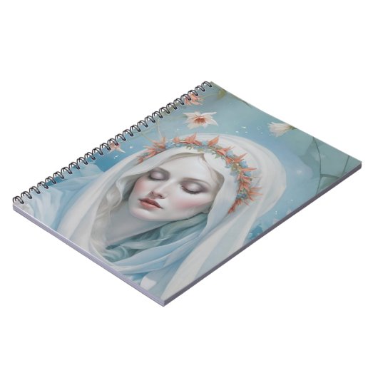 Jungfrau Mary Notebook Notizblock (Linke Seite)