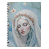 Jungfrau Mary Notebook Notizblock (Vorderseite)