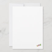 Jungfrau Mary Nuptial Save the Date Lesezeichen (Rückseite)