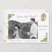 Jungfrau Mary Nuptial Save the Date Lesezeichen (Vorderseite)