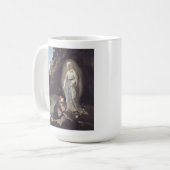 Jungfrau Mary of Lourdes Kaffeetasse (Vorderseite Links)