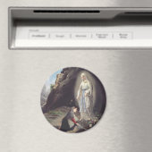 Jungfrau Mary of Lourdes Magnet (In Situ (Geschirrspüler))