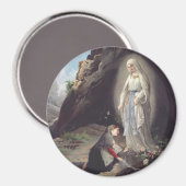Jungfrau Mary of Lourdes Magnet (Vorderseite/Rückseite)