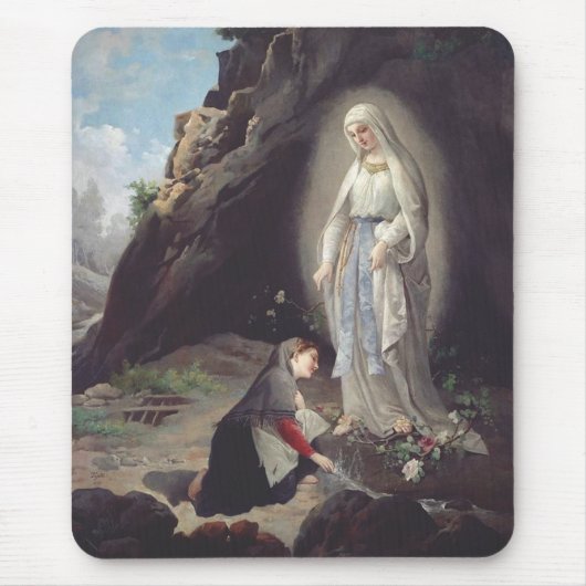 Jungfrau Mary of Lourdes Mousepad (Vorne)