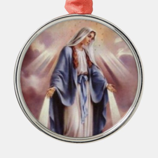 JUNGFRAU MARY ORNAMENT AUS METALL (Vorne)