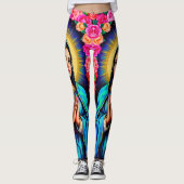 Jungfrau Mary Our Lady of Guadalupe Niedlich Leggings (Vorderseite)