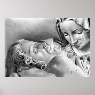 Jungfrau-Mary-Plakat Jesuss Christus Poster