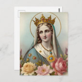 Jungfrau Mary Postcard Postkarte (Vorne/Hinten)