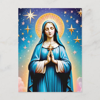 Jungfrau Mary Postcard Postkarte
