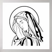 Jungfrau Mary Poster (Vorne)