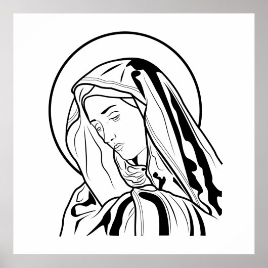 Jungfrau Mary Poster (Vorne)